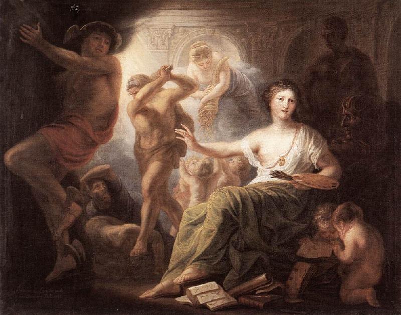  Hercules Protects Painting from Ignorance and Envy s
